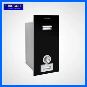 Thùng gạo mặt gương đen Eurogold 260mm C260BL