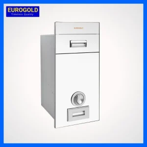 Thùng gạo mặt gương trắng Eurogold 300mm C300PW