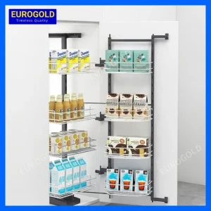 Tủ đồ khô 4 tầng Eurogold 450mm EPL80445/ EKD12445