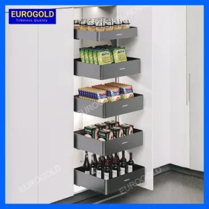 Tủ đồ khô độc lập 5 tầng Eurogold 600mm EKM25560