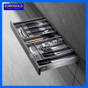 Khay chia muỗng nĩa nhôm xước Eurogold 405mm ETA016075/ ETC410A