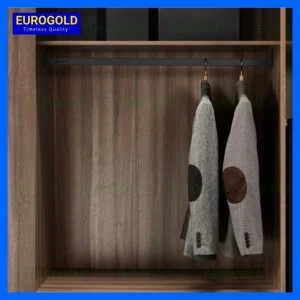 Thanh treo quần áo màu đen Eurogold 3m ETT01A/ ETT01B
