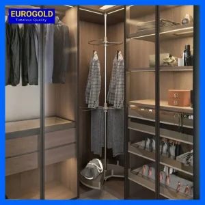 Giá treo đồ góc 3 tầng Eurogold 800mm EUA228270