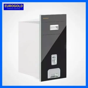 Thùng gạo mặt gương đen Eurogold 300mm B303/ GB300B