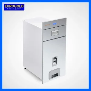 Thùng gạo điện tử mặt gương bạc Eurogold 300mm B301/ GB301S