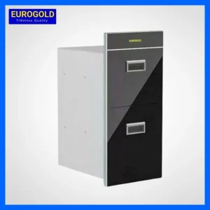 Thùng gạo 2 tầng gương đen Eurogold 300mm B322/ GB322B