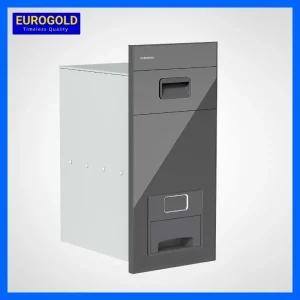 Thùng gạo mặt gương xám Eurogold 300mm CB300G/ GC300G