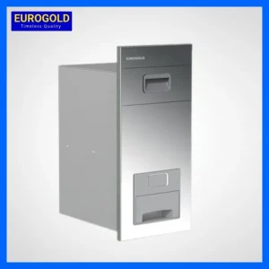 Thùng gạo mặt gương bạc Eurogold 300mm CB300S/ GC300S