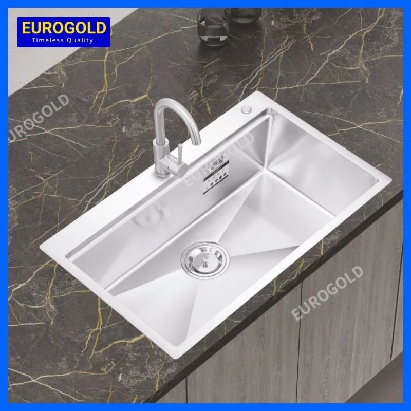 Chậu rửa chén 1 hộc chống xước Eurogold EUC18050EA/ EUC1805GA