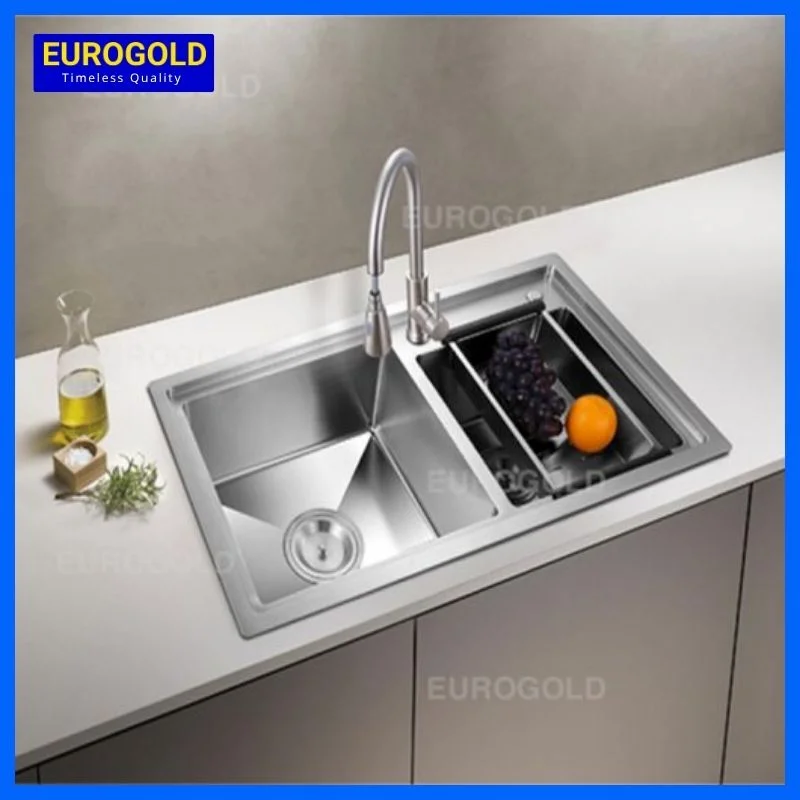 Chậu rửa chén 2 hộc Eurogold EUP18248